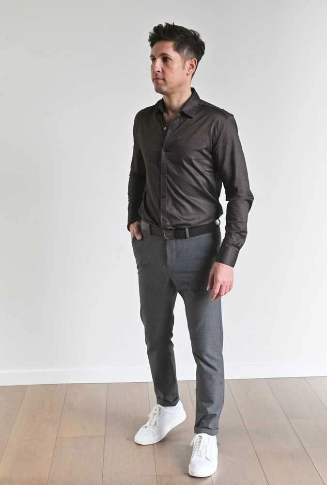 Semco Marškiniai Vyrams Brown 2.5XL-40603 5299