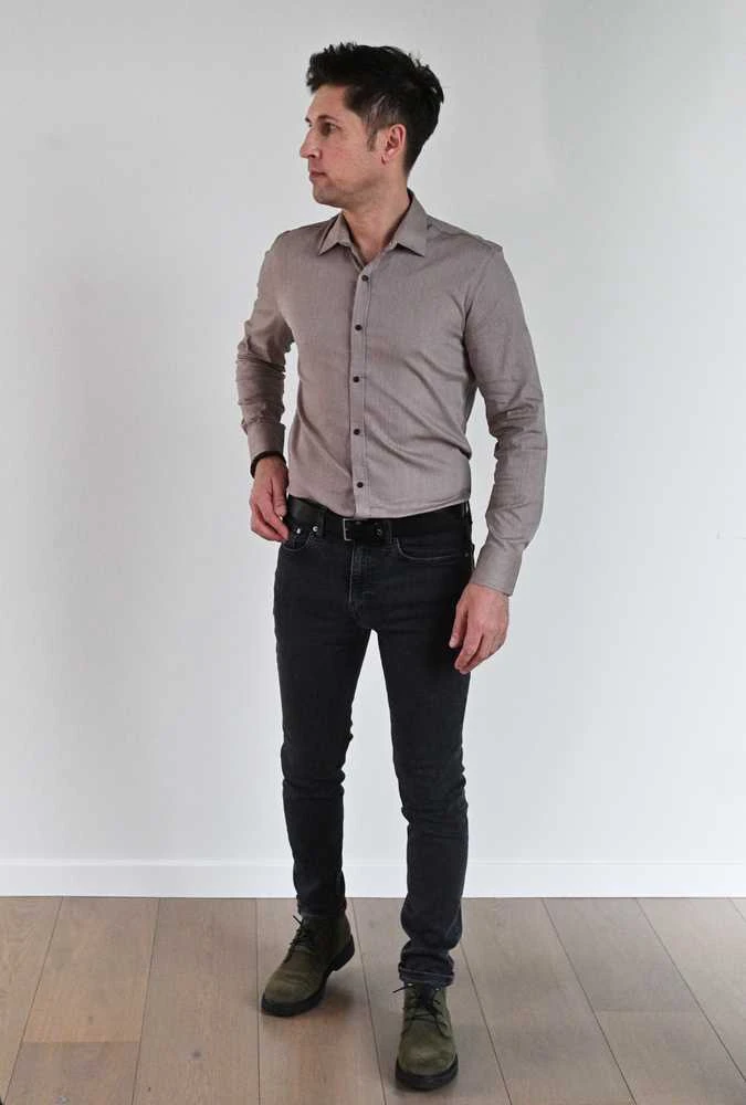 Semco Marškiniai Vyrams Brown 2.5XL-40603 5298
