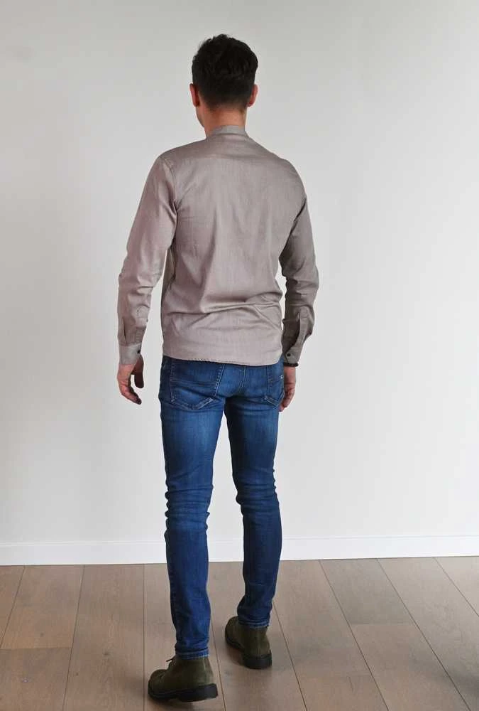 Semco Marškiniai Vyrams Brown 2.5XL-40608 5298