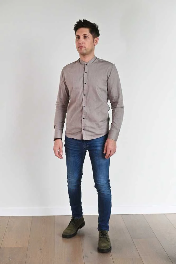 Semco Marškiniai Vyrams Brown 2.5XL-40608 5298