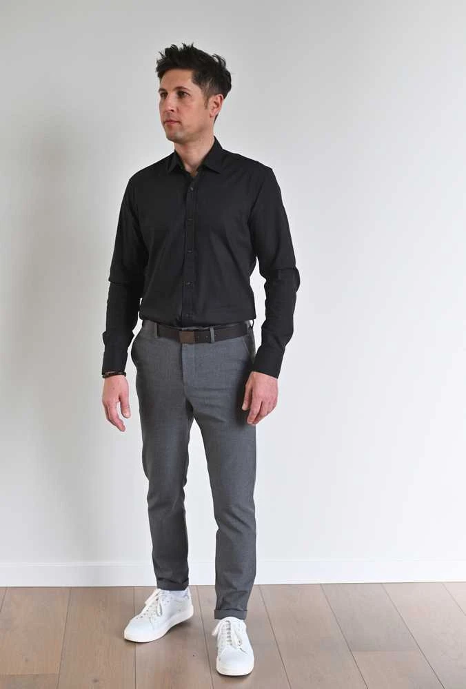 Semco Marškiniai Vyrams Juodas 2.5XL-40603 6125