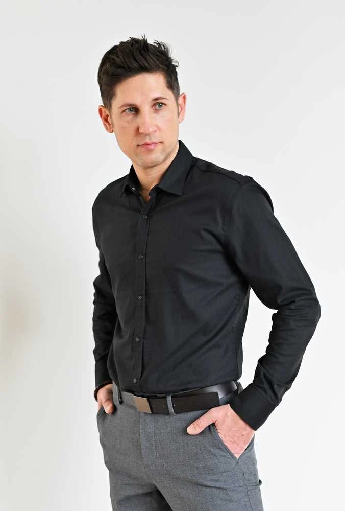 Semco Marškiniai Vyrams Juodas 2.5XL-40603 6125
