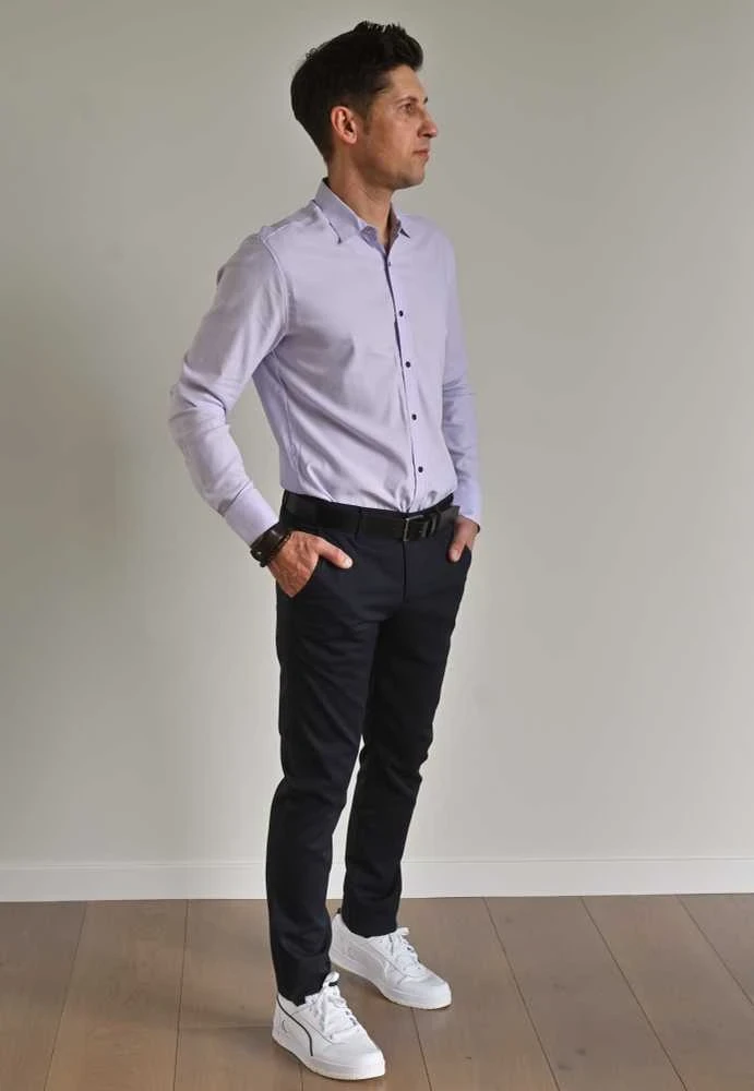 Semco Marškiniai Vyrams Lilac 2.5XL-40603 6690