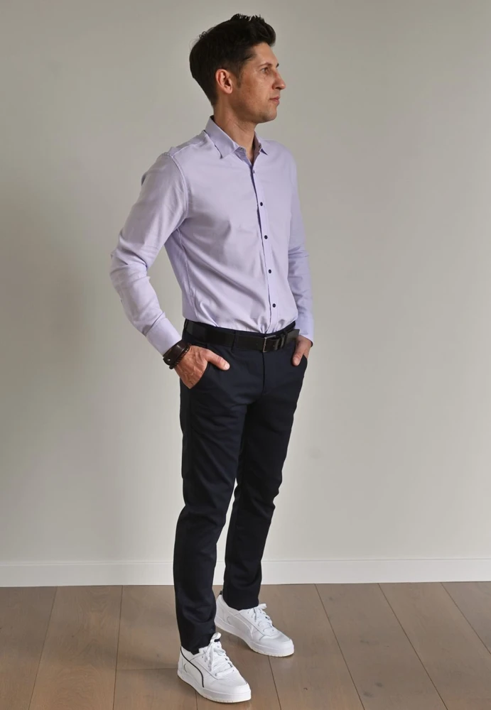 Semco Marškiniai Vyrams Lilac 2.5XL-40603 6690