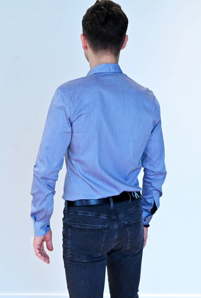 Semco Marškiniai Vyrams Mėlyna 2.5XL-70214 6371