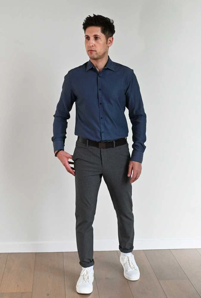Semco Marškiniai Vyrams Mėlyna 2.5XL-70219 10398
