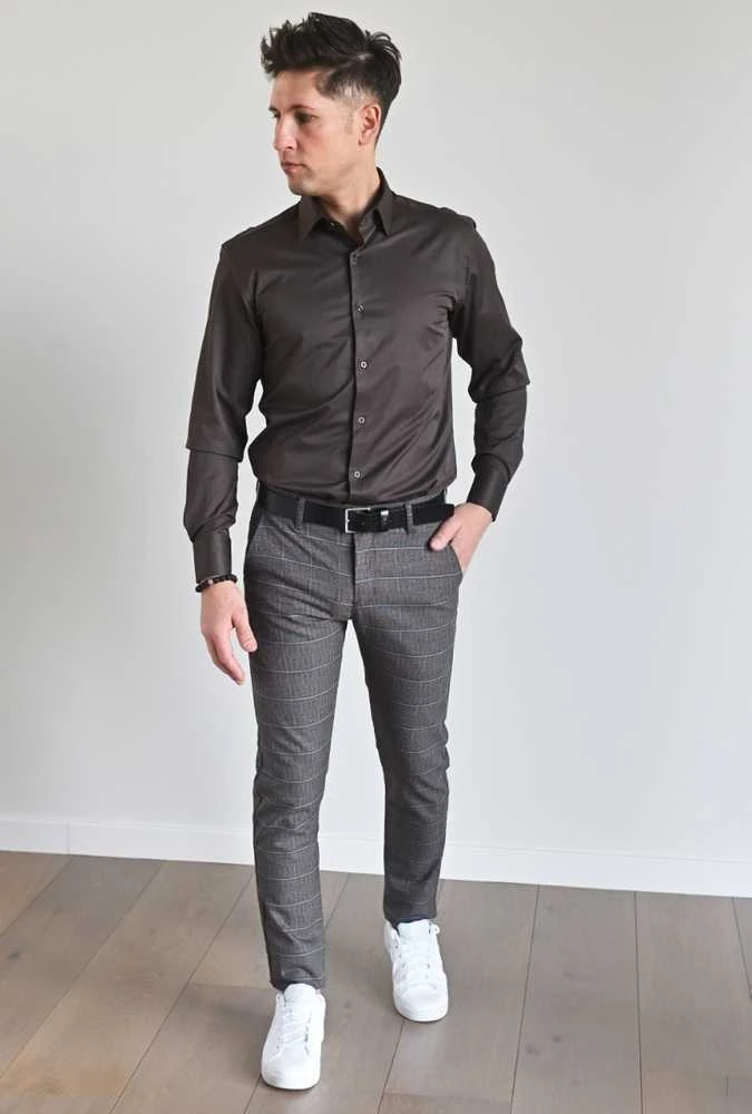 Viadi Polo Marškiniai Vyrams Brown DH0191