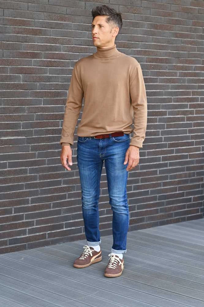 Viadi Polo Megztinis Vyrams Brown 300-108