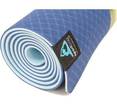 Aerobinis kilimėlis Sportbay® ECO Fit Deluxe (Spalva: Mėlyna/šviesiai mėlyna)