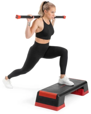 Aerobinis stepas (pakyla) Gymstick Pro Step (juodas / juoda)