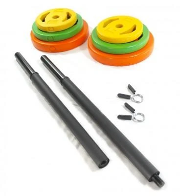 Body Pump rinkinys Sportbay® Pump set colour (20kg)