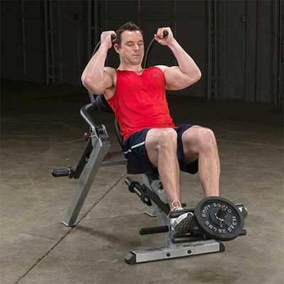 Pusiau gulimas atsilenkimų suoliukas Body Solid GAB300