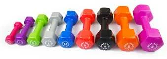 Body Solid Viniliniai hanteliai 4kg BODYSOLID Vinyl Dumbbells