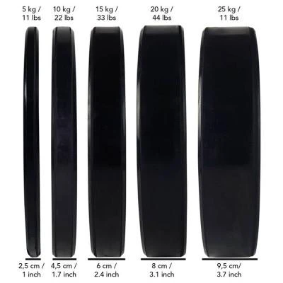 Bumper svarmenys TUNTURI 5-25kg (Svoris: 20 kg)