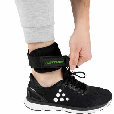 Čiurnos dirželis TUNTURI Ankle Strap Juodas