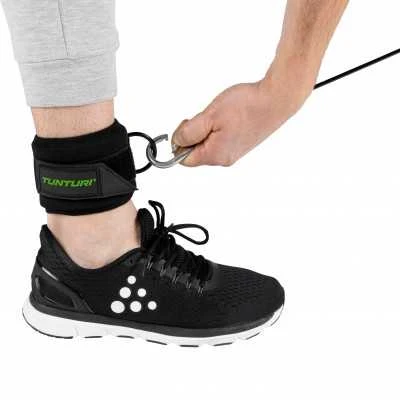Čiurnos dirželis TUNTURI Ankle Strap Juodas