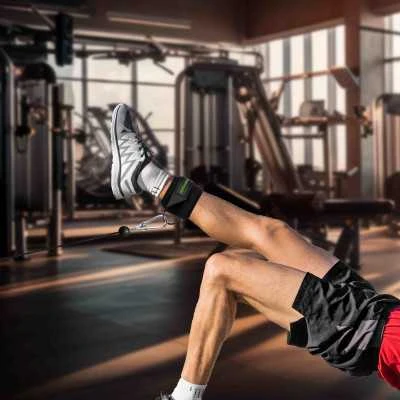Čiurnos dirželis TUNTURI Ankle Strap Juodas