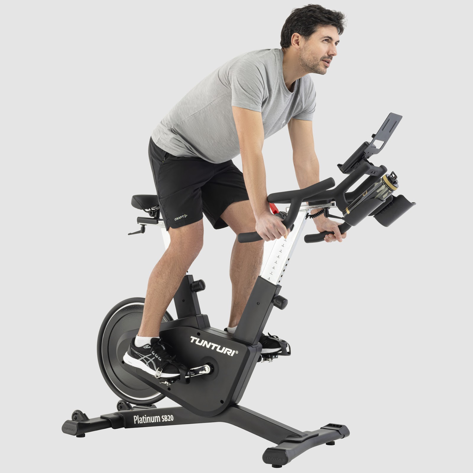 Dviratis treniruoklis TUNTURI PLATINUM SB20 SPRINTER BIKE + App aprašymas - Prekės nuotrauka
