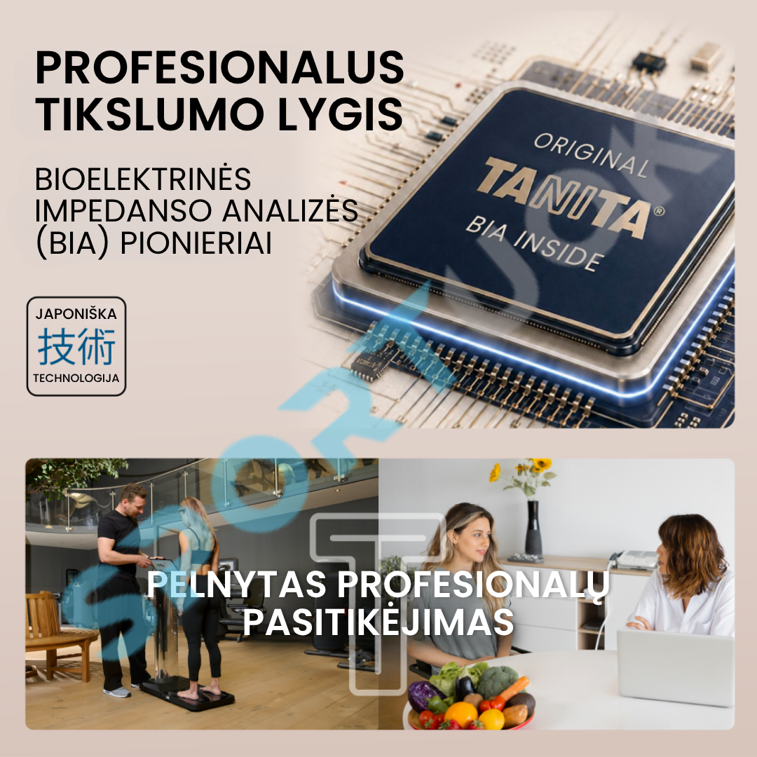 Išmaniosios svarstyklės – segmentinis kūno kompozicijos analizatorius TANITA RD-445 aprašymas - Prekės nuotrauka