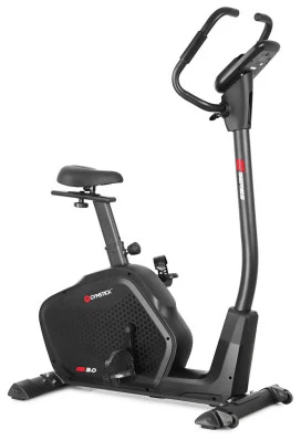 Dviratis treniruoklis GYMSTICK GB3.0 (juodas / juodai baltas) (Spalva: Balta/juoda)