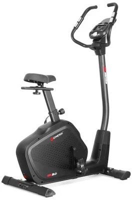Dviratis treniruoklis GYMSTICK GB3.0 (juodas / juodai baltas) (Spalva: Balta/juoda)