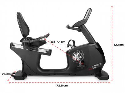 Dviratis treniruoklis GYMSTICK RECUMBENT BIKE PRO 20.0