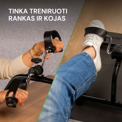 None Dviratis treniruoklis Tunturi Mini Bike Basic, Juodas