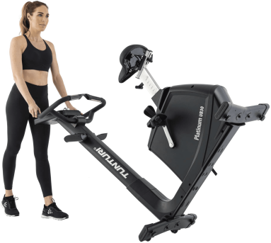 Dviratis treniruoklis TUNTURI PLATINUM UB30 UPRIGHT BIKE + App
