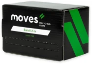 Elastinė juosta be latekso MOVES band 5,5 m (Spalva: Juoda)
