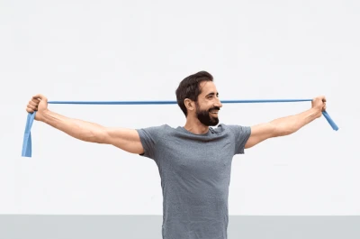 Elastinė juosta MOVES FIT Band 45,5 m (Spalva: Lime Žalias)