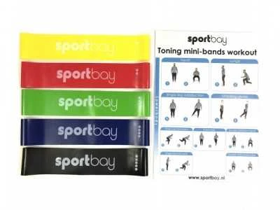Elastinė juosta Sportbay® mini (Spalva: Mėlyna)