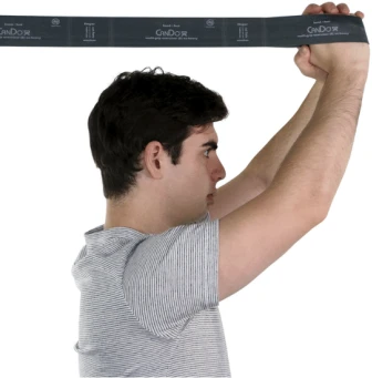Elastinė juosta su kilpomis MOVES Multi-Grip 27,4 m (Spalva: Geltona)