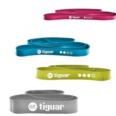 Elastinė juosta TIGUAR® PowerBand GT (Spalva: Pilka - ypač sunkus pasipriešinimas)