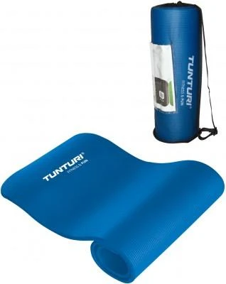 Fitneso kilimėlis Tunturi Fitnessmat NBR 15 mm, tamsiai mėlynos spalvos
