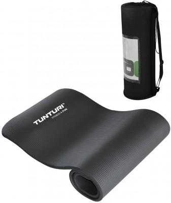 Fitneso kilimėlis Tunturi Fitnessmat NBR 15 mm, juodos spalvos