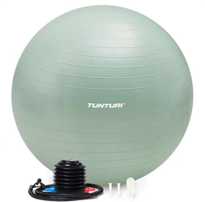 Gimnastikos kamuolys TUNTURI Gymball 90cm, Mint, Anti Burst