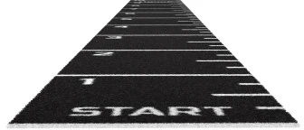 Grindų danga su dirbtine žole Tiguar Sprint Track 12 x 1 m (juoda / žalia) (Spalva: Juoda)