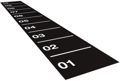 Grindų danga su dirbtine žole Trackz Core Range 15 × 1,5 m (Spalva: Juoda)
