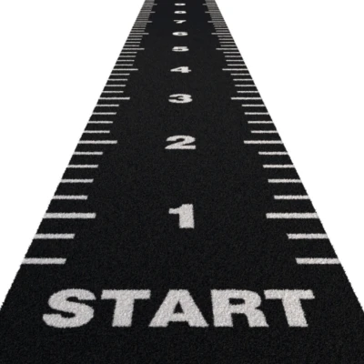 Grindų danga su dirbtine žole Trackz Essential Range 15 × 1,33 m (Spalva: Juoda)