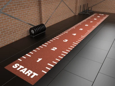 Grindų danga su dirbtine žole Trackz Essential Range 10 × 1,33 m (Spalva: Plytų)