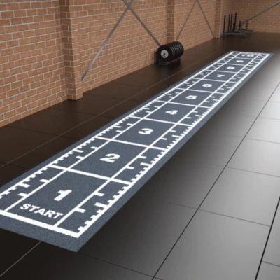 Grindų danga su dirbtine žole Trackz Premium Range 10,4 × 2 m (Spalva: Pilka)