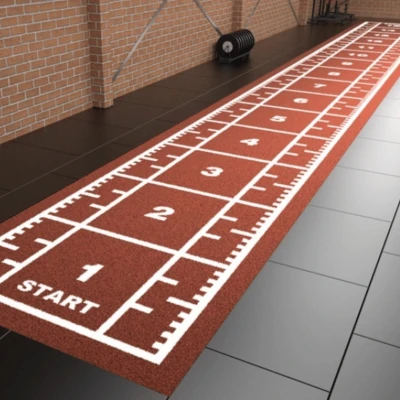 Grindų danga su dirbtine žole Trackz Premium Range 10,4 × 1,33 m (Spalva: Raudona)