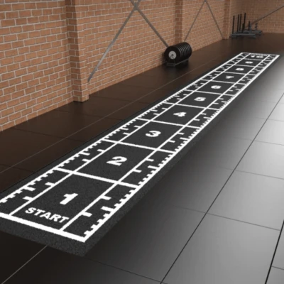 Grindų danga su dirbtine žole Trackz Premium Range 15,4 × 2 m (Spalva: Juoda)