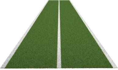 Grindų danga su dirbtine žole Trackz Uni Sprint 30 × 2 m (Spalva: Žalia)