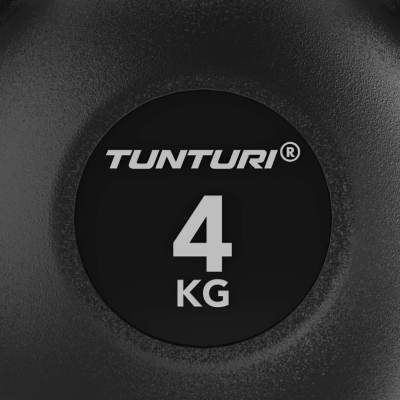 Gumuotas svarstis Tunturi Platinum Rubber Kettlebell 4–32 kg (Svoris: 4kg)