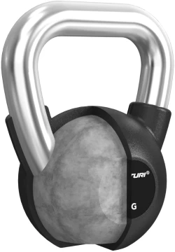 Gumuotas svarstis Tunturi Platinum Rubber Kettlebell 4–32 kg (Svoris: 8kg)