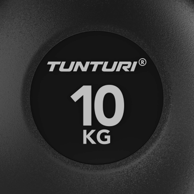 Gumuotas svarstis Tunturi Platinum Rubber Kettlebell 4–32 kg (Svoris: 10 kg)