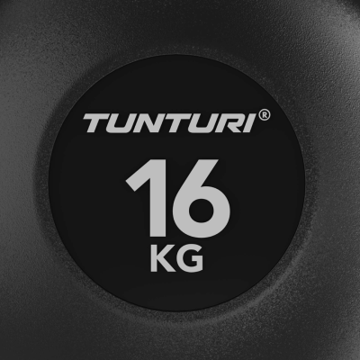 None Gumuotas svarstis Tunturi Platinum Rubber Kettlebell 4–32 kg (Svoris: 16 kg)