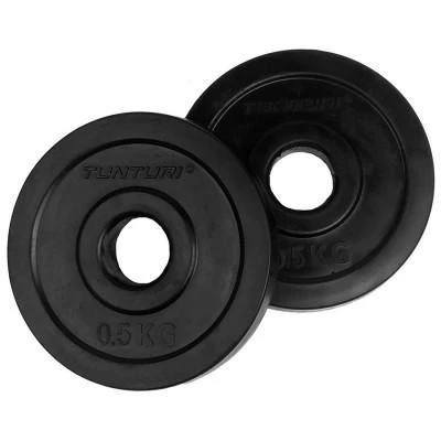 Gumuoti svamenys TUNTURI 0,5-20kg (Svoris: 2 x 1.25 kg)