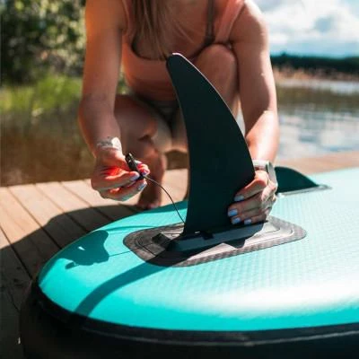 Gymstick SUP Fin Ozean juodas plastikinis pelekas